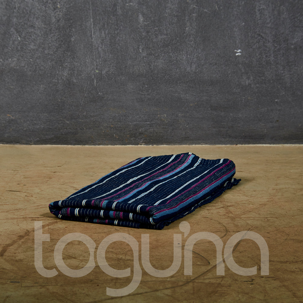EWE CLOTH 185 X 130 BLUE+WHT STR