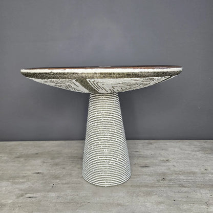 BLOOM PLATTER (SOUTH AFRICA) BEADED LRG