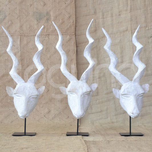 KUDU HEAD (SWAZILAND) 55H W/WASHED