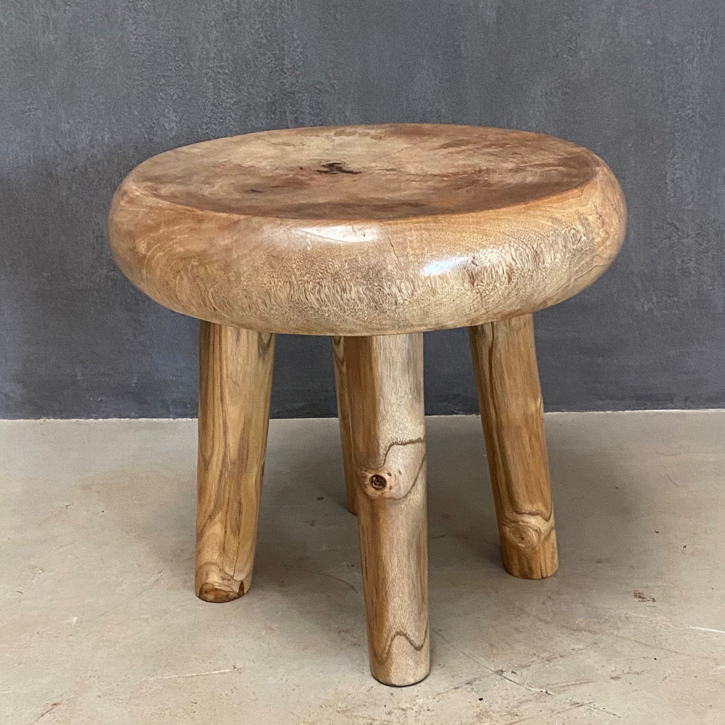 BALINESE SIDE-TABLE (INDONESIA) DISK 50L 50W 45H NAT