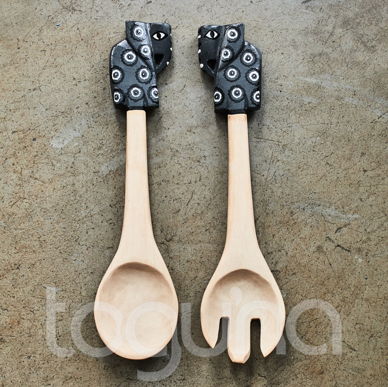 SALAD SERVER (ZIMBABWE) SET