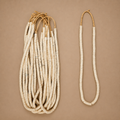 OSTRICH SHELL BEAD STR (KENYA) MED