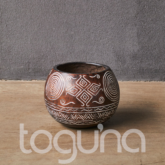CALABASH ENGRAVED (KENYA) BOWL 20D