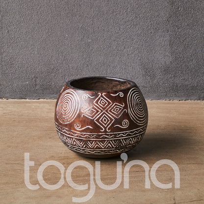 CALABASH ENGRAVED (KENYA) BOWL 20D