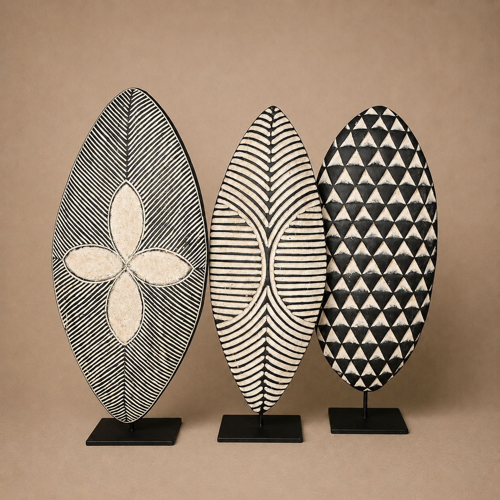 DECORATIVE SHIELD (CAMEROON) 60H DESIGN