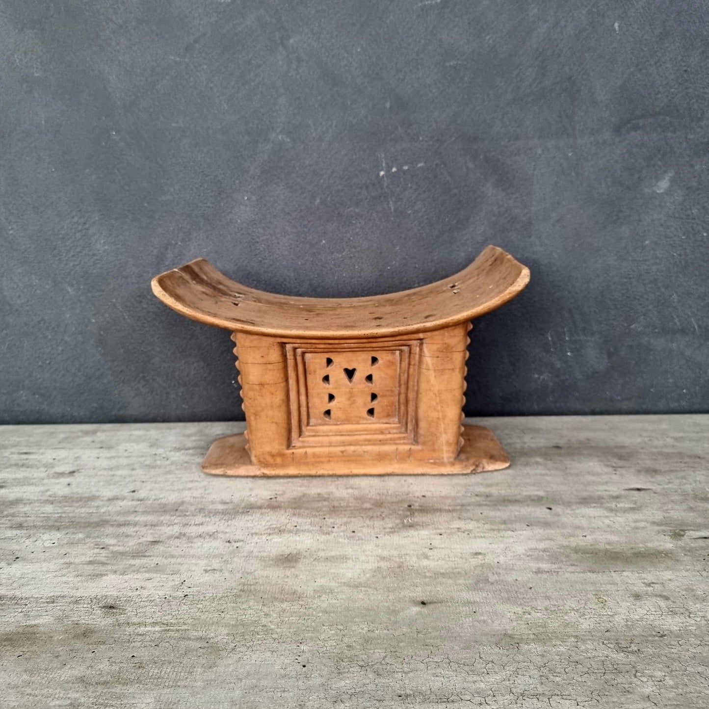 ASANTI STOOL (GHANA) SML