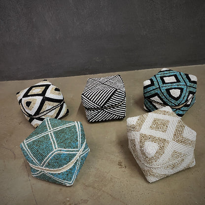 BEADED BOX (INDONESIA) SML 12L 12W 11H ASST
