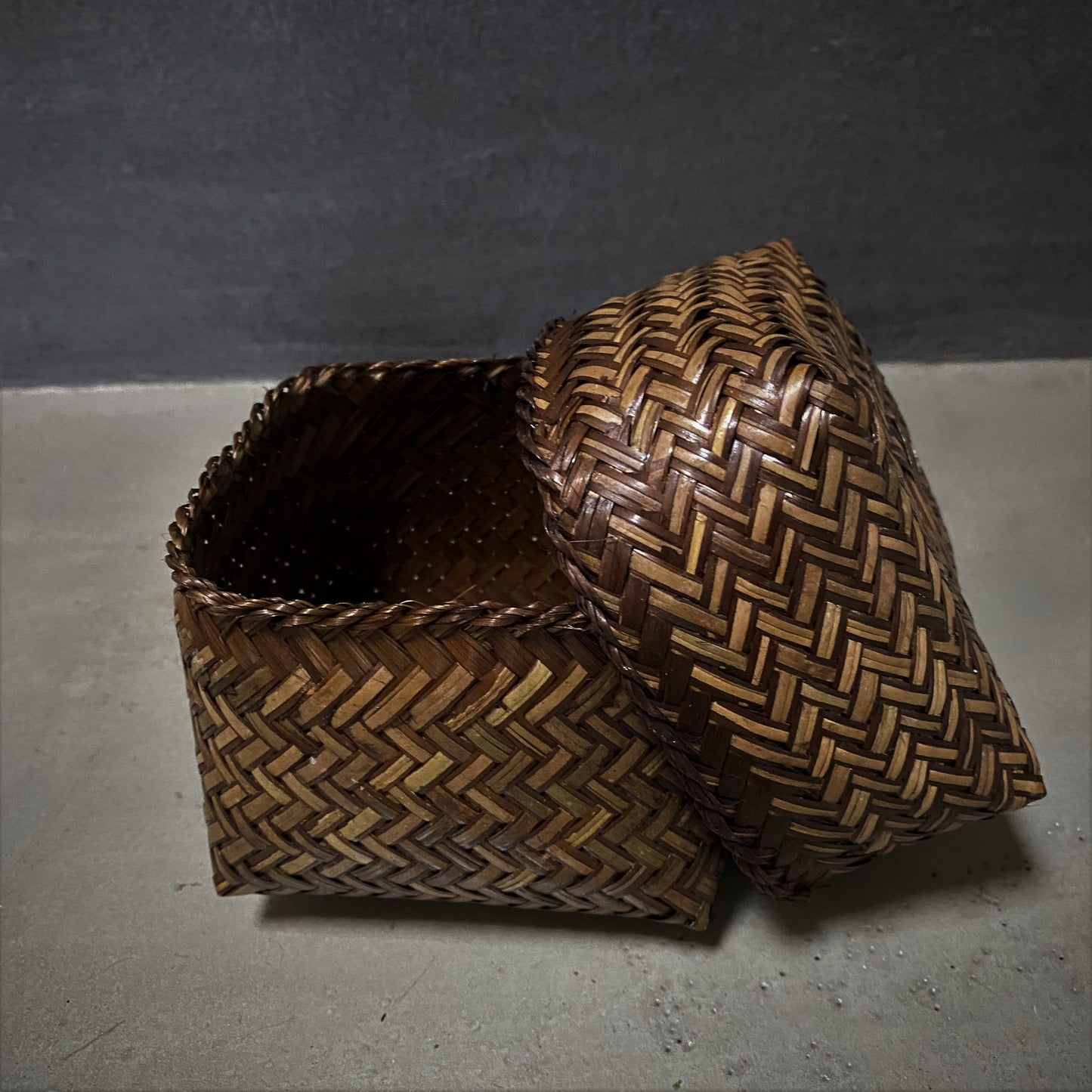 WOVEN BOX (INDONESIA) SML 14L 14W 11H WHTW