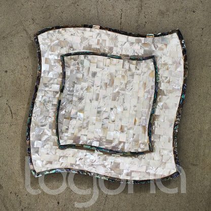 BOWL TRAY COPANG+MUSSEL SHELL 24D
