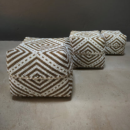 BEADED BOX (INDONESIA) SET 3 20L 20W 17H ASST