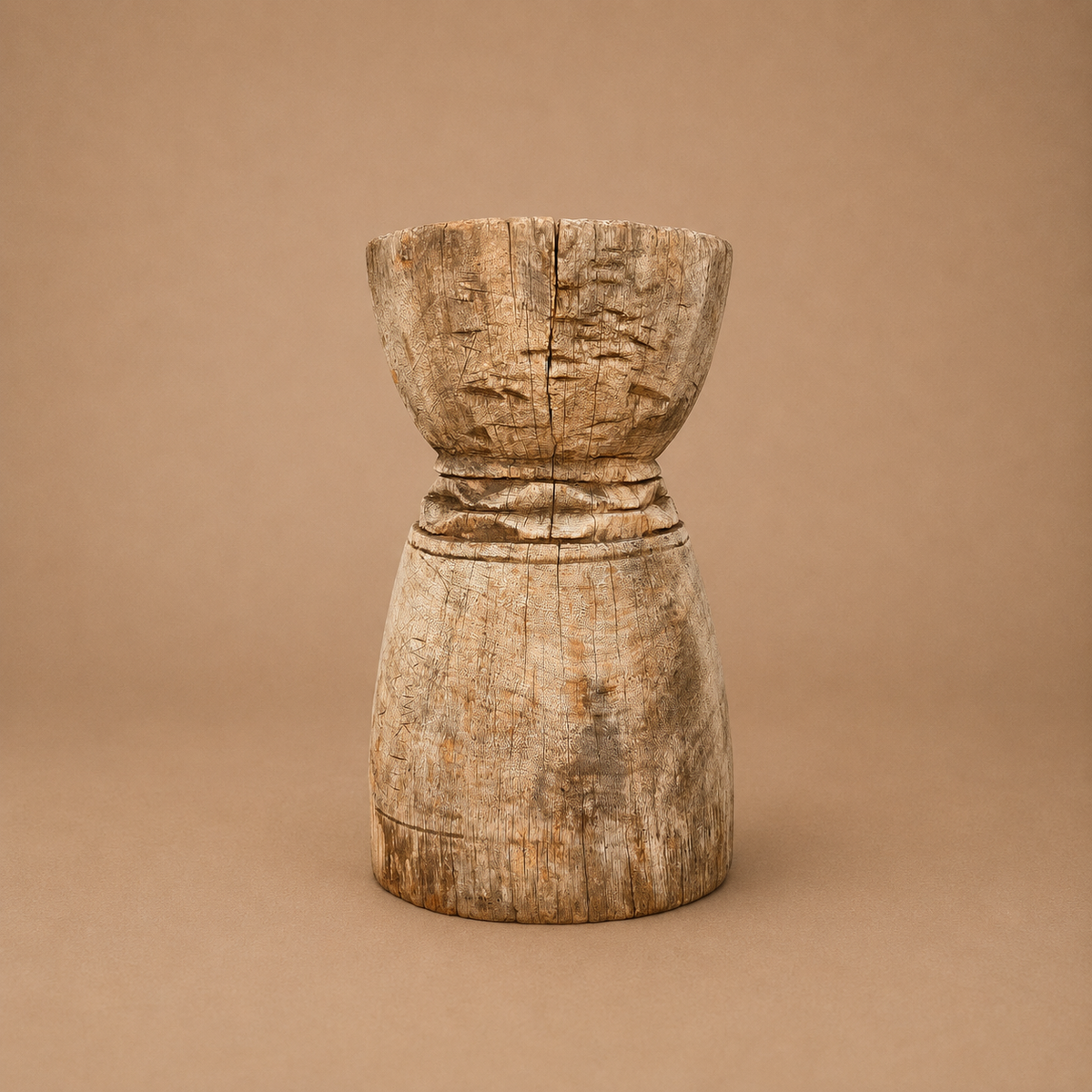 MAKONDE GRAIN MORTAR/SIDE-TABLE (TANZANIA) 48H NAT