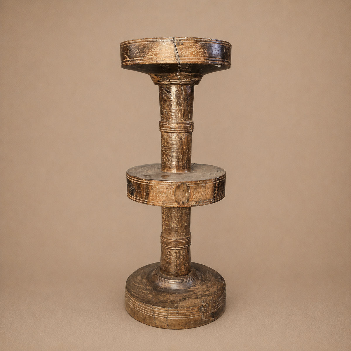 CANDLE STAND (ETHIOPIA) LRG+SML