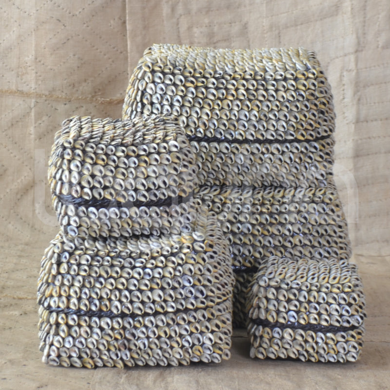 BEADED BOX (INDONESIA) SET 3 20L 20W 17H ASST