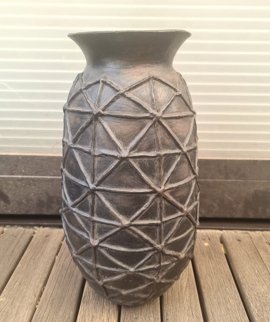 ZULU UKHAMBA POT (SOUTH AFRICA) H45 D22