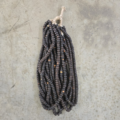 WOOD BEAD (KENYA) SML DSK DRK