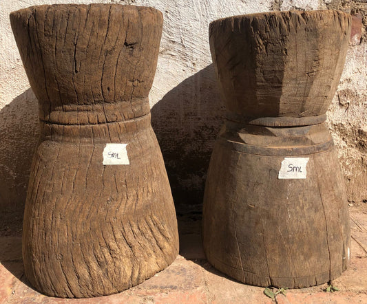 MAKONDE GRAIN MORTAR/SIDE-TABLE (TANZANIA) 44H NAT
