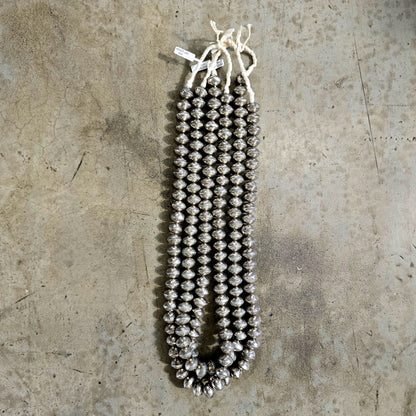 TUAREG NICKEL BEAD (NIGER) BICONE SML