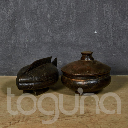 LOZI CONTAINER W/LID (ZAMBIA) MED