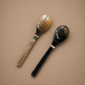 SERVING SPOON (INDONESIA) PAIR 25L 6W HORN