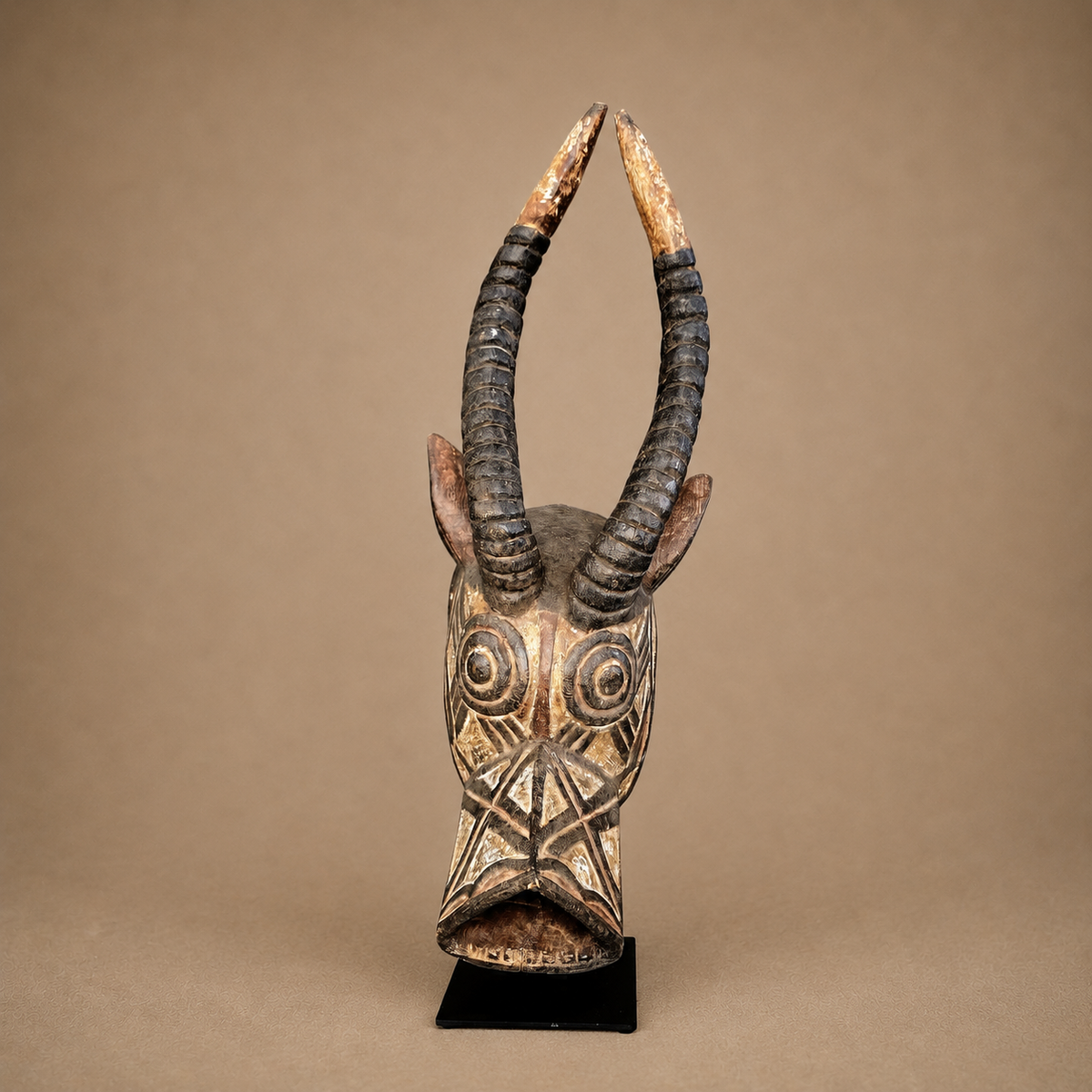 MOSSI ZOOMORPHIC MASK (BURKINA FASO) MED