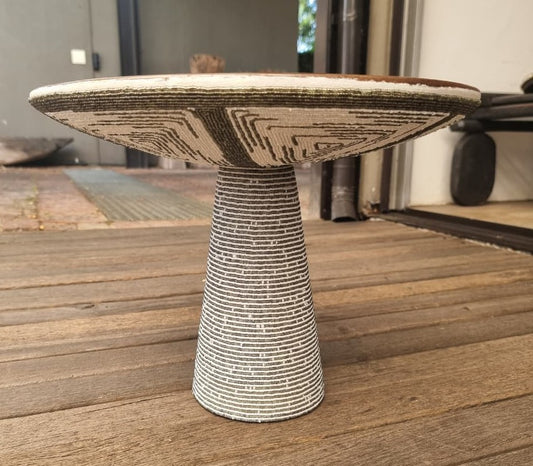 BLOOM PLATTER (SOUTH AFRICA) BEADED LRG