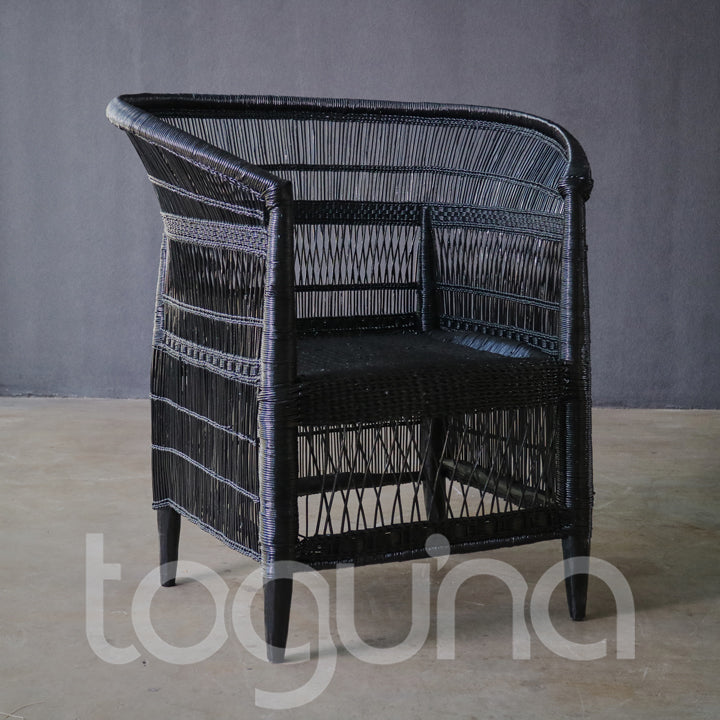 CHAIR SNGL (MALAWI) 78L 59W 84H DRK
