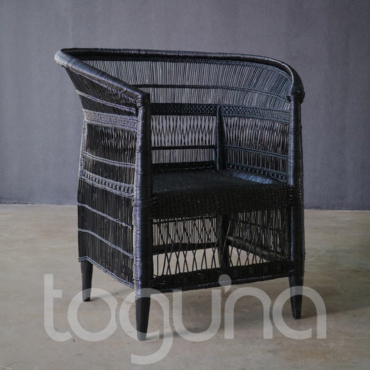 CHAIR SNGL (MALAWI) 78L 59W 84H DRK