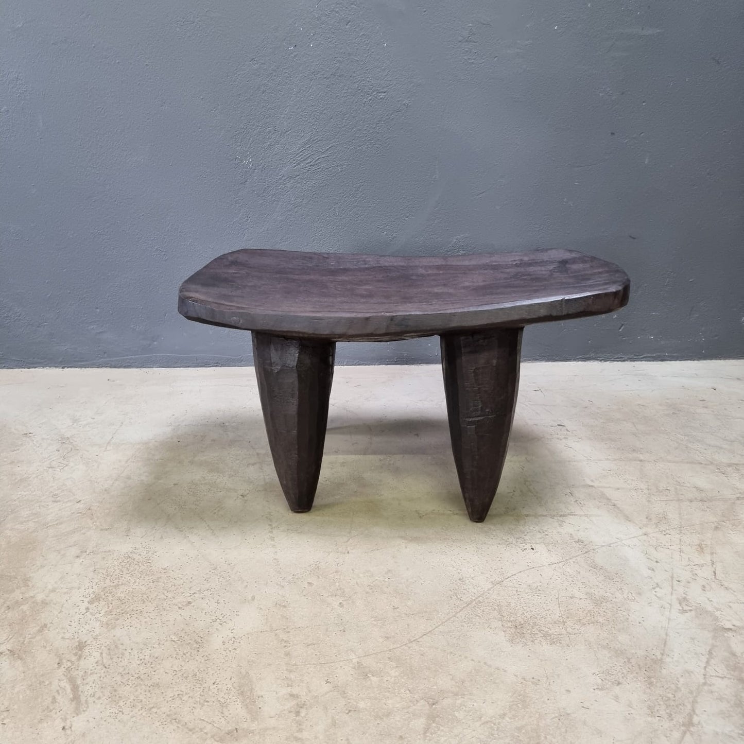 SENUFO STOOL/SIDE-TABLE (IVORY COAST) MED 60L 40W 35H