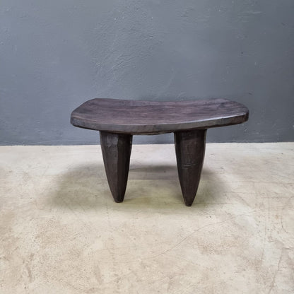 SENUFO STOOL/SIDE-TABLE (IVORY COAST) MED 60L 40W 35H