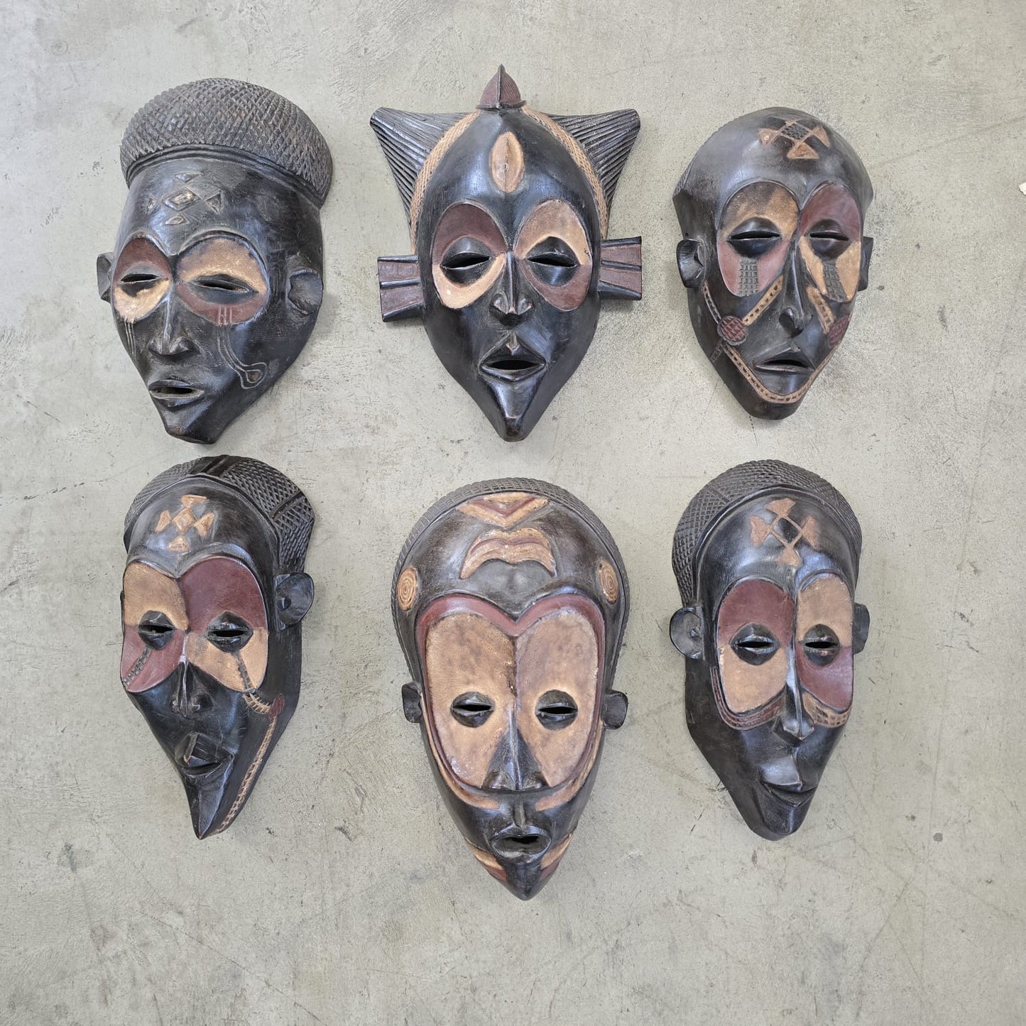 CHOKWE MASK (REPUBLIC OF CONGO) 33-38H