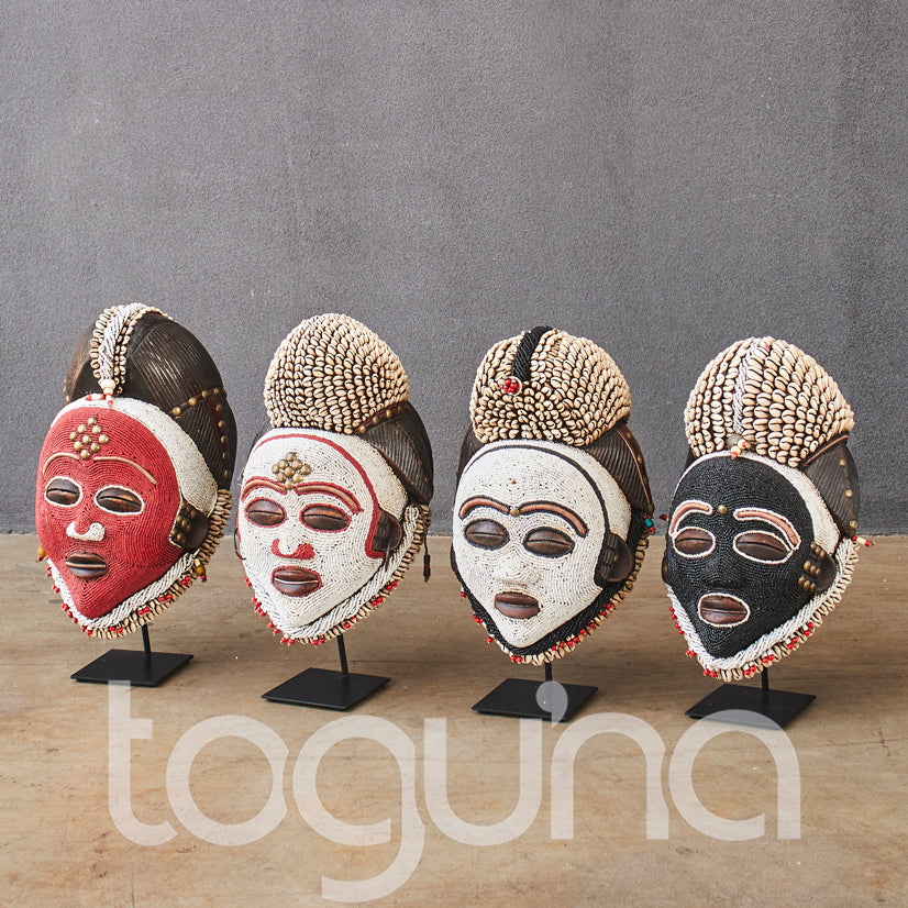 DECORATIVE BEADED M MASK