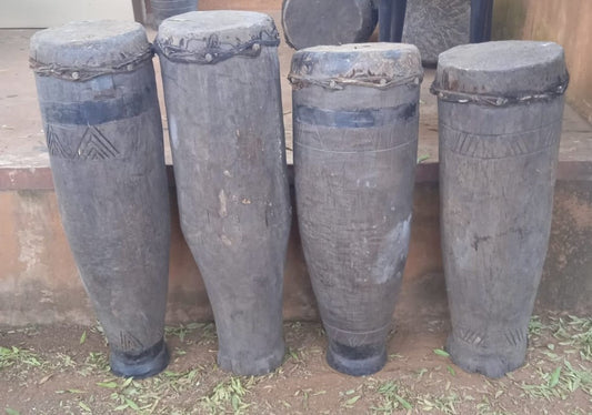 LOZI CEREMONIAL DRUM (ZAMBIA) 30D 80H