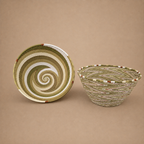 TELEPHONE WIRE BASKET (SOUTH AFRICA) BOWL 19D
