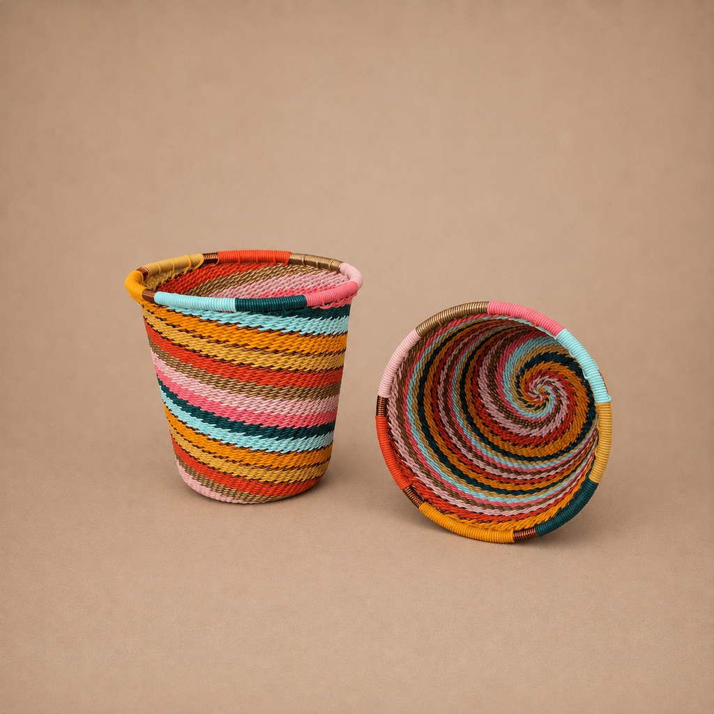 TELEPHONE WIRE BASKET (SOUTH AFRICA) CUP 9D
