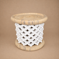 BAMILEKE STOOL/SIDE-TABLE (CAMEROON) 50D 43H CUSTOM