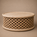 BAMILEKE STOOL/SIDE-TABLE (CAMEROON) 90D 43H NATURAL