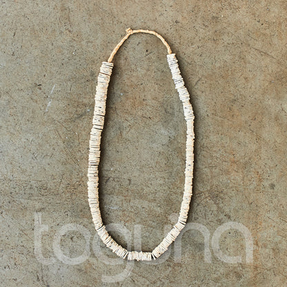 OSTRICH SHELL BEAD STR (KENYA) MED