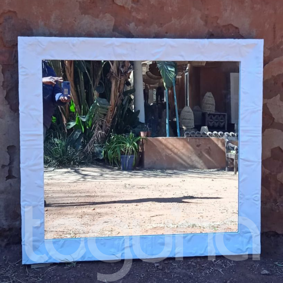 PRESSED CEILING FRAMED MIRROR 115L 105W