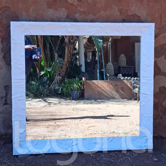 PRESSED CEILING FRAMED MIRROR 115L 105W