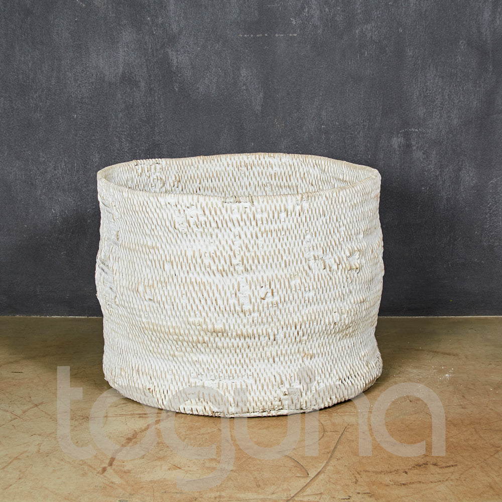 BASKET BUHERA PLANTER LRG W/WASH
