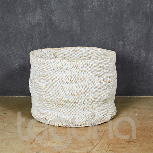 BASKET BUHERA PLANTER LRG W/WASH