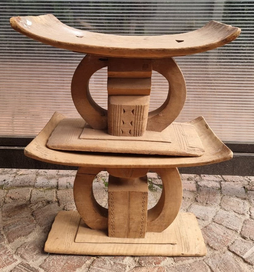 ASANTI STOOL (GHANA) LRG