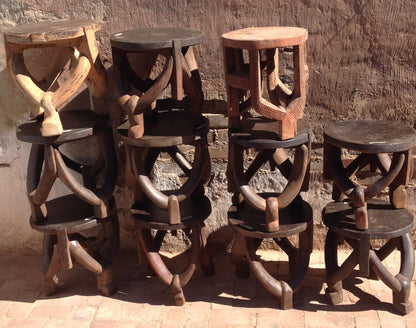 HEHE STOOL (TANZANIA) 44H 43D NAT