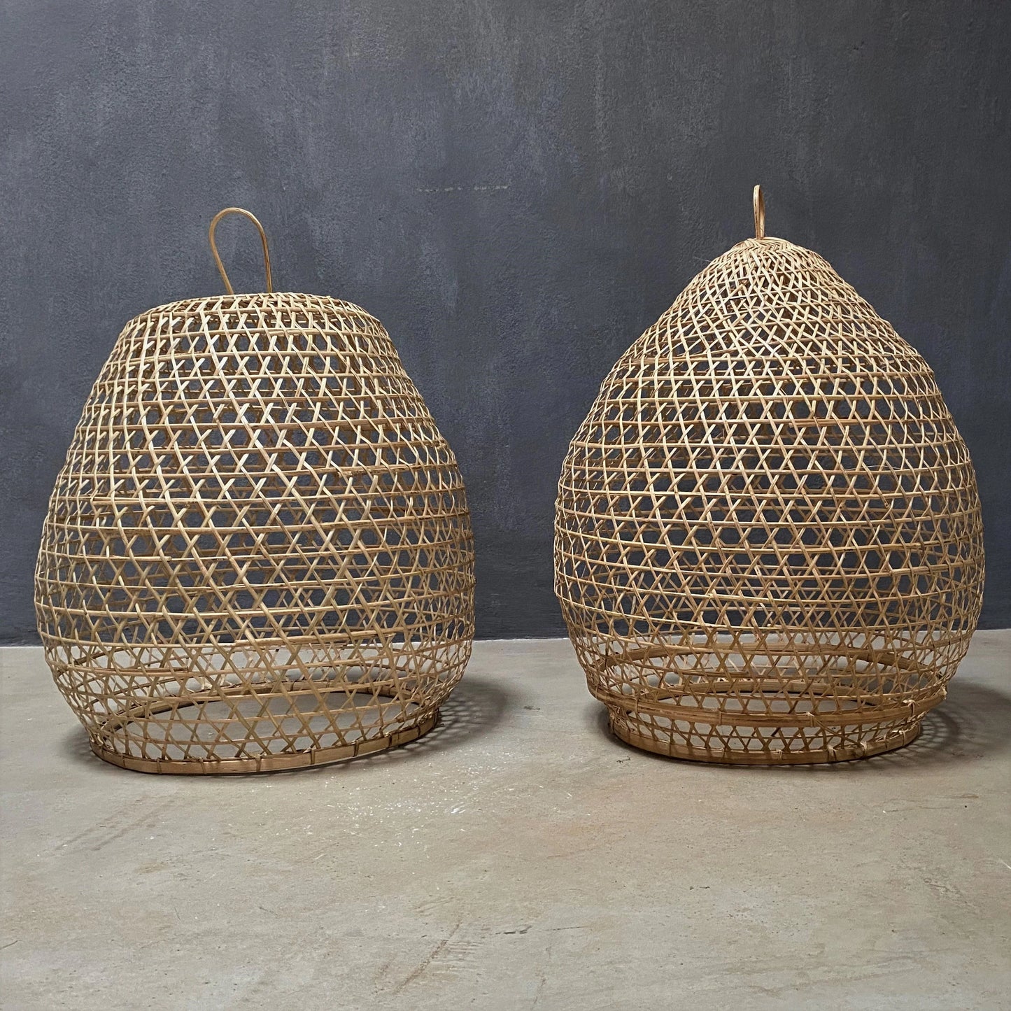 BAMBOO LAMPSHADE (INDONESIA) BELL 40L 40W 55H NAT