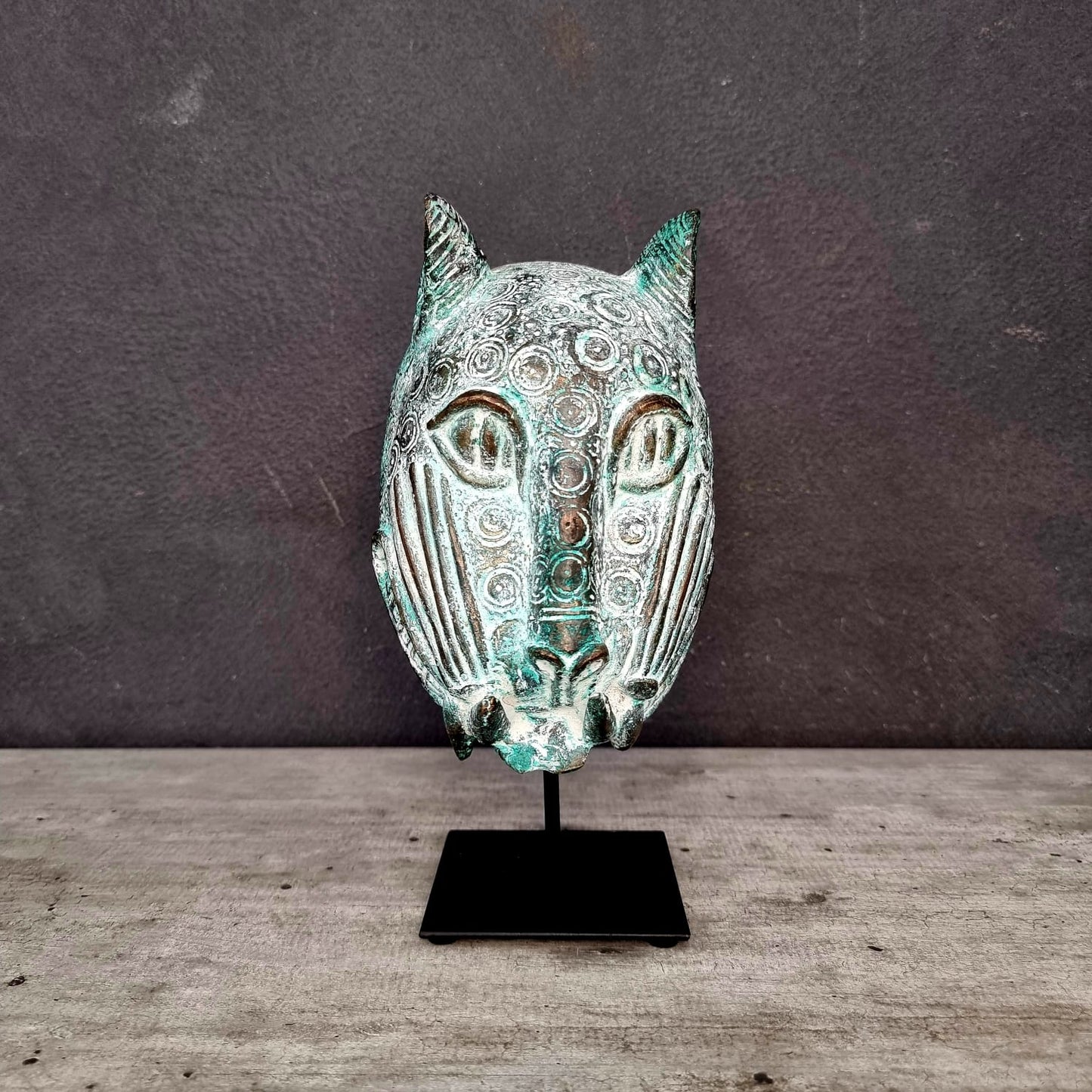 BENIN LEOPARD HEAD (BENIN/NIGERIA) 25H
