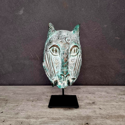 BENIN LEOPARD HEAD (BENIN/NIGERIA) 25H