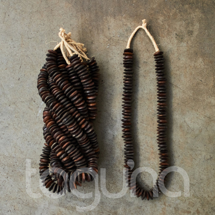 BONE BEAD (KENYA) DSK DRK