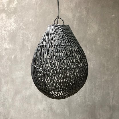 RATTAN LAMPSHADE (INDONESIA) DROP 35L 35W 45H NAT