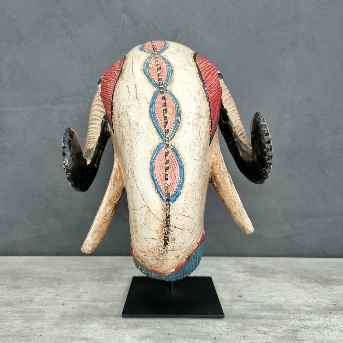 GURO BILLY GOAT MASK (IVORY COAST) MED