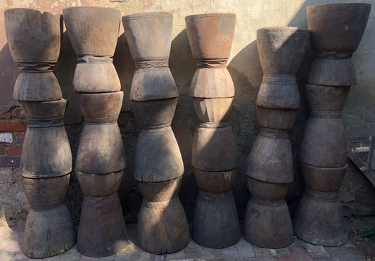 MAKONDE GRAIN MORTAR/SIDE-TABLE (TANZANIA) 48H NAT